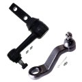 Premium Suspension Set Of 2 Idler Arm Pitman Compatible Fit For Dodge Ram 2500 1994 1995 1996 1997 1998 1999 