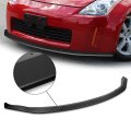 3pcs Ct-style Car Front Bumper Lip Spoiler Wing Body Kit Compatible With 350z Z33 03-05 Matte Black