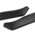 3pcs Ct-style Car Front Bumper Lip Spoiler Wing Body Kit Compatible With 350z Z33 03-05 Matte Black