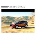 Outside Mount Window Wind Deflectors Replacement For 2001-2007 Toyota Highlander Visors Rain Guard 4pieces