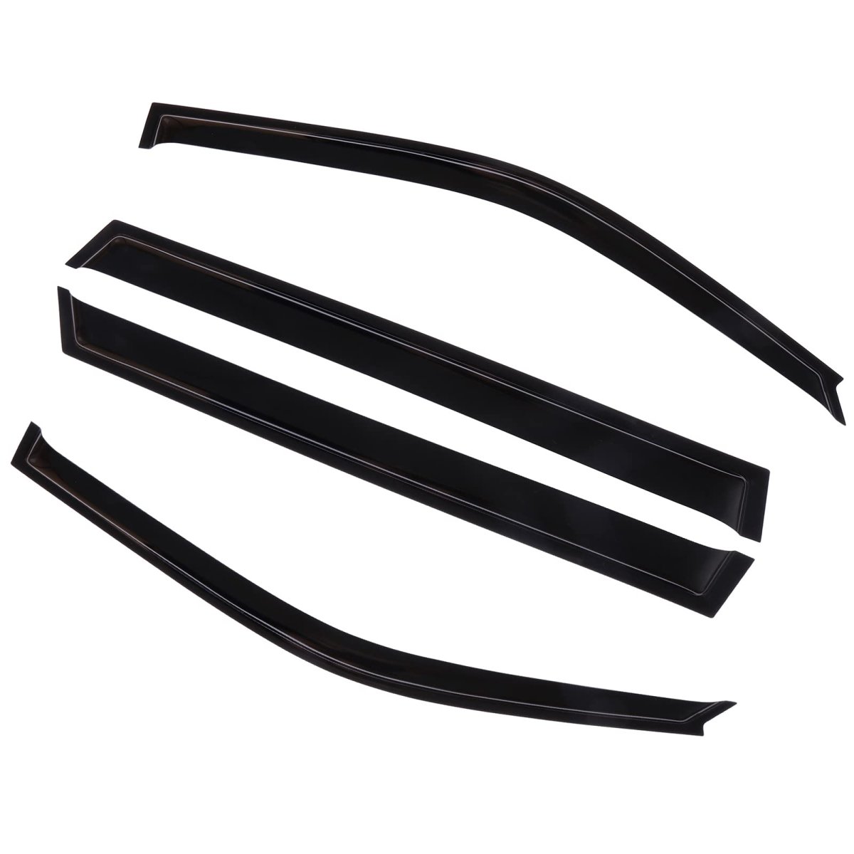 Outside Mount Window Wind Deflectors Replacement For 2001-2007 Toyota Highlander Visors Rain Guard 4pieces