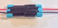 1x Female And Male Connector Plug 2-way 2 Pin Waterproof Electrical Metri-pack