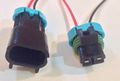 1x Female And Male Connector Plug 2-way 2 Pin Waterproof Electrical Metri-pack