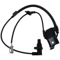 Abs Speed Sensor For Toyota Highlander 2008 2009 2010 Rear Passenger Side Awd 2 Terminals Male Connector Replacement 8954548040 