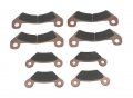 2 Front Rear Brake Pad For A3 T Military 4x4 Hpx615e Hpx815e John Deere Gator