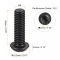 Uxcell M6x20mm Hex Socket Button Head Cap Bolts Screws Alloy Steel 25pcs