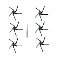 6 Pack Edge Sweeping Side Brushes For Irobot Roomba S Series Replacement S9 9110 Plus 9550 Vacuum Cleaner 