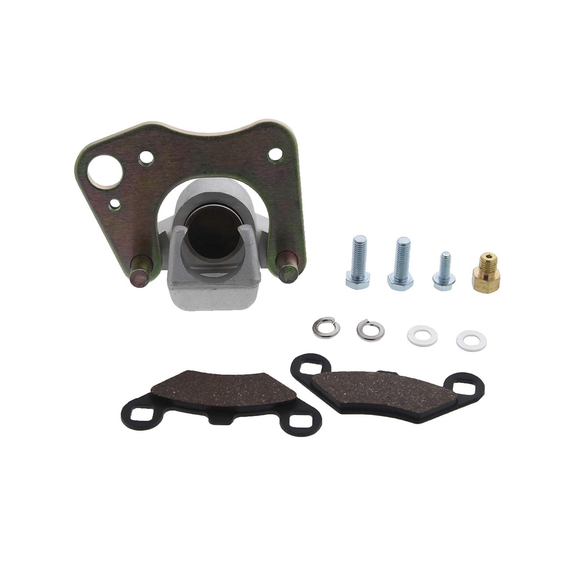 Front Left Brake Caliper And Pads For Polaris 500 Sportsman By Cycle Atv