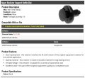 Upper Radiator Support Baffle Clip 10 Piece Compatible With 2008-2009 Nissan Altima Coupe 2-door Up To 11 2008