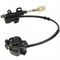 Fvrito Rear Foot Brake Master Cylinder Caliper Assembly For 50cc 70cc 90cc 110cc 125cc Taotao 125d Boulder B1 3050hd 3050c