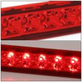 Auto Dynasty Full Led Red Third 3rd Rear High Mount Brake Light Stop Lamp Compatible With Pathfinder Infiniti Qx4 01-04