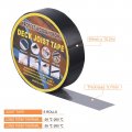 Uxcell 6 Rolls Joist Tape For Decking 1-5 8 X 50 Butyl Flashing Self-adhesive Deck Beams Protection Black