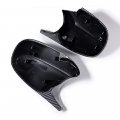 Compatible With E90 E91 E92 E93 Lci Facelifted Side Mirror Cover Cap 2x Carbon Fiber
