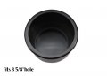5 Pack Drop In Recessed Cup Holder Poker Boat Car Plastic Pool Table Sofa Black Large