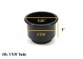 5 Pack Drop In Recessed Cup Holder Poker Boat Car Plastic Pool Table Sofa Black Large