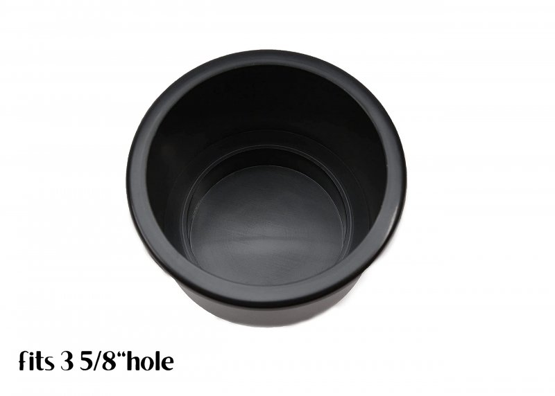 5 Pack Drop In Recessed Cup Holder Poker Boat Car Plastic Pool Table Sofa Black Large