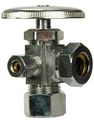 3-way Angle Supply Valve 1 2 Comp X 3 8 Outside Dia 4 Plumb Usa 40351 