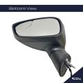 Spieg Driver Side Mirror For 2011-2019 Ford Fiesta Power Adjustment Non-heated With Spotter Glass Primed 3 Pins Left Fo1320458