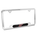 Ford Focus St Real Carbon Fiber Nameplate Chrome Stainless Steel License Plate Frame 