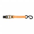 Waltyotur 1 Set Of 2200 Lb Break Strength Motorcycle And Truck Tie Downs Inch Ratchet Straps 15 Ft Pack 4 Orange
