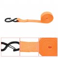 Waltyotur 1 Set Of 2200 Lb Break Strength Motorcycle And Truck Tie Downs Inch Ratchet Straps 15 Ft Pack 4 Orange