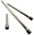 Artesia Tool 3 Piece Extension Bar Set 1 4 0 64 Cm Drive Lengths  9 7 6 15 2 22 Drop Forged Fully Polished Great For Bike Auto 