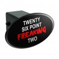 Twenty Six Point Freaking Two Marathon 26 2 Oval Tow Trailer Hitch Cover Plug Insert