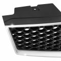 Ni1200235 Factory Style Front Bumper Grill Grille Assembly With Chrome Frame Compatible Nissan Sentra Sr Fe Fe 2007-2012