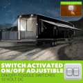 Double Spst On Off Toggle Switch With Bezel 12 Volt For Rv Trailer Camper White Ll-atsw-2w 3 04 In X 2 83 1 22