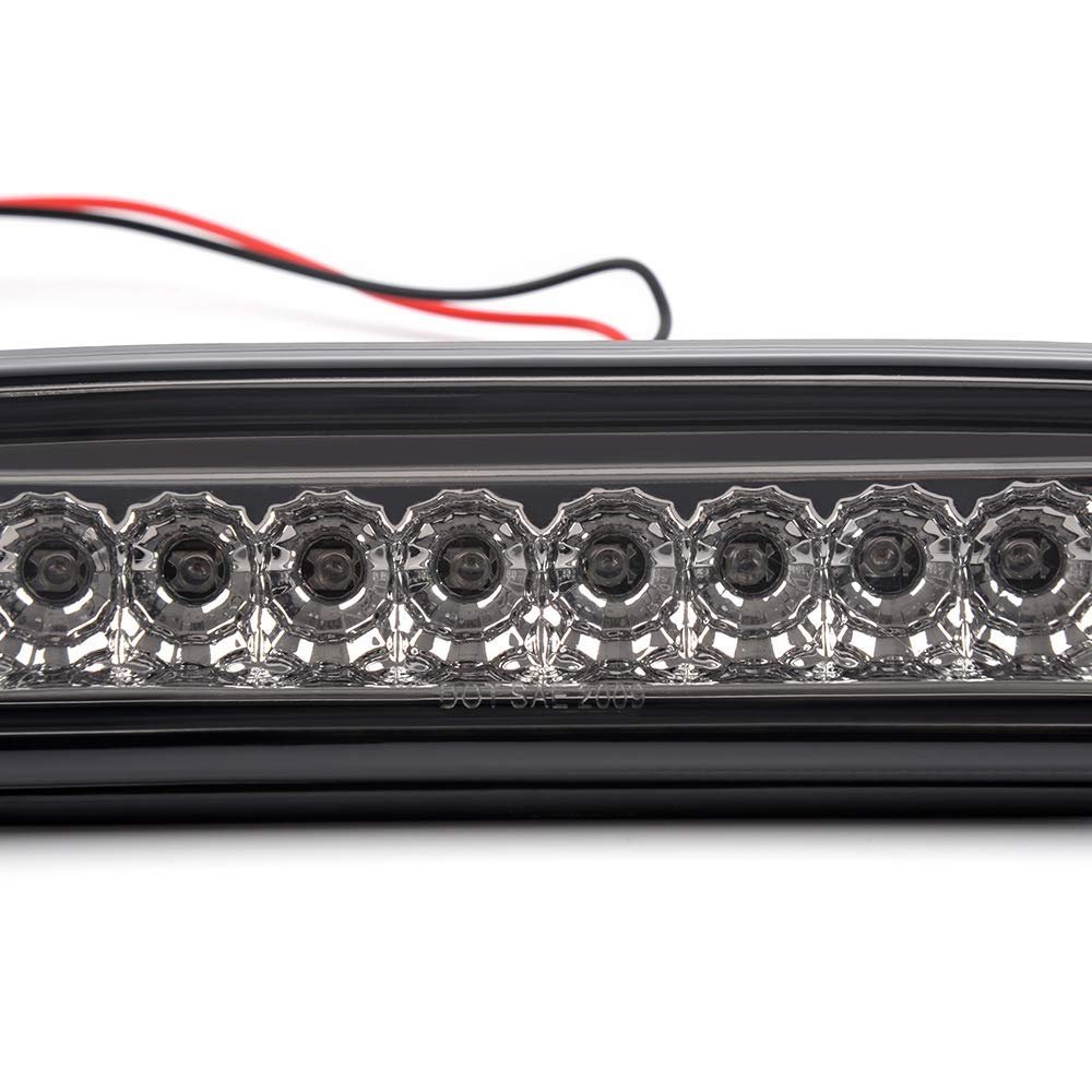 Led 3rd Brake Light For 95-15 Toyota Tacoma Tail Rear Third Parking Lamp Smoke Lens