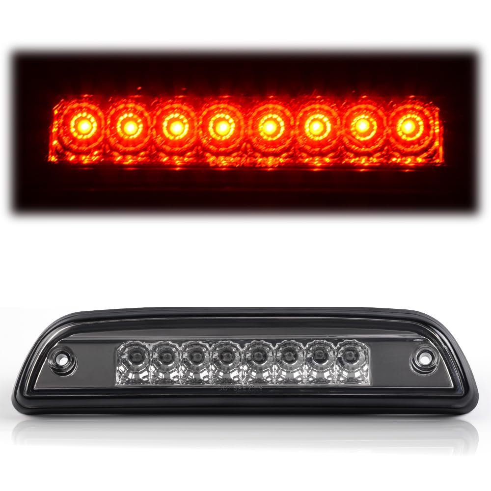 Led 3rd Brake Light For 95-15 Toyota Tacoma Tail Rear Third Parking Lamp Smoke Lens