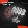 A-premium M14-1 50 Wheel Studs Compatible With Audi A8 Quattro 2011-2020 Q3 Q3 2015-2018 Q5 2009-2020 Q7 Q8 S8 Sq5 Front Or
