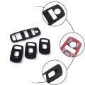 Yuechi Car Door Window Lift Switch Button Trim Accessories For Maserati Levante 2016 2018 Ghibli 2014-2016 Quattroporte
