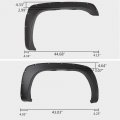 G-plus Fender Flares For 1999-2006 Chevy Silverado Gmc Sierra Incl 2007 Classic Models Do Not Fit Dually Step-side 4pcs Pickup