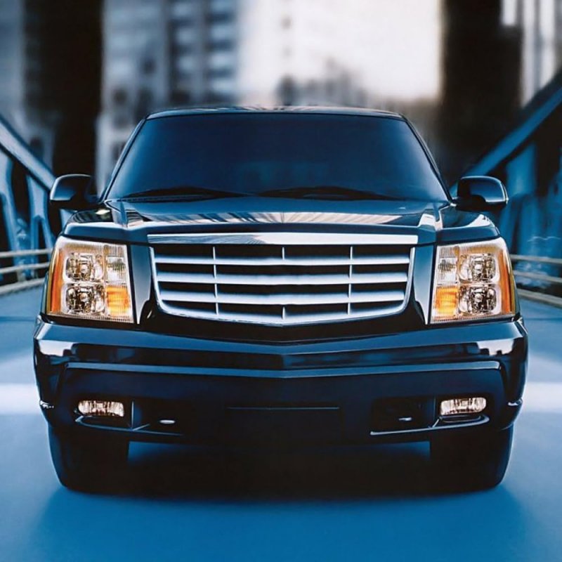Front Fog Light Assemblies For Cadillac Escalade 2002 2003 2004 2005 2006 Driving Lamps With 899 12v 37 5w Bulbs Clear Lens