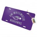 Graphics More Uw Whitewater Warhawks Logo Novelty Metal Vanity Tag License Plate 