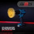 Abn Rubber Eraser Wheel With Drill Adapter 1-pack A Pinstripe Double Sided Adhesive Vinyl Decal Graphics Removal Tool