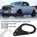 Front Driveshaft Safety Retention Loop Kit For Ram 2500 2014 To 2018 And 3500 2013 1 4 In Steel Plate Bracket Protect Cab Fuel