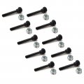 Pack Of 10 Shear Pin Bolt And Nut For Honda Hs80 Hs828 Hs828k1 Hs928 Hs928k1 1 7 8 In Length 1 4 20 Outside Diameter 