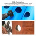 Uxcell Bi-metal Hole Saw Set 1-1 4 32mm 2 38mm 1-3 44mm 2-1 8 54mm Hss High Speed Steel Cutter Drill Bit For Metal Wood Plastic