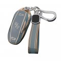 Tpu Key Fob Cover For Tesla Model S 3 Y Accessories Keychain Case Grey