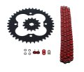 Chain And Sprocket Kit Fits Honda Trx250r 1991 1992 520 96 Red O Ring 14 Tooth Front 39 Rear Steel Sprockets 