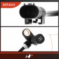 A-premium Front Left Abs Wheel Speed Sensor Compatible With Mercedes-benz Models Ml320 1998-2003 Ml430 1998-2001 Ml500 2002