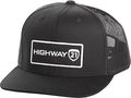 Highway 21 Corporate Black White Snap Back Hat One Size Fits Most 