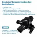 X Autohaux 11538648791 Engine Coolant Thermostat Housing Assembly For Bmw X1 2012-2017 X3 2013-2017 11538635689