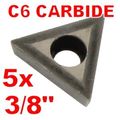 Anytime Tools 3 8 C6 Carbide Insert For Indexable Lathe Toolholder Tcmt110204 5-pack 