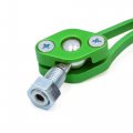 Uxcell 8mm 10mm Thread Dia Pattern Motorcycle Motorbike Rearview Mirror Green