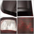 Wflnhb Driver Passenger Side Red Smoke Tail Lights Assembly Replacement For Ford F250 F350 F450 F550 Super Duty 2008-2016 Rear