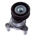 Auqdd 39083 Belt Tensioner And Pulley Assembly For V8 Two Bolt Design Fit For 09-14 Cadi-llac Escalade Chevy Avalanche Express