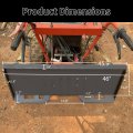 Hecasa 1 2 Quick Tach Mount Plate Attachment Skid Steer Loader Compatible With Kubota And Bobcat Steers Tractors